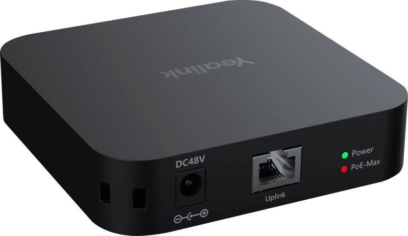 Yealink RCH40 4-port Gigabit PoE+ Wwitch 90W PoE (E2 model with support for CM20 microphone and CS10 speaker) Yealink — view 2