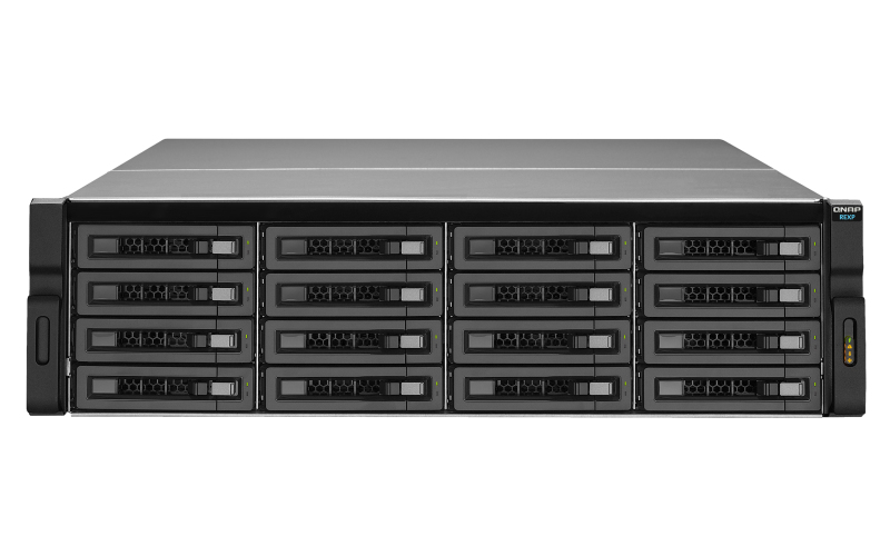 QNAP REXP-1610U-RP 16-Bay Expansion Unit for Enterprise NAS Dual PowerRail Kit Included QNAP — view 2