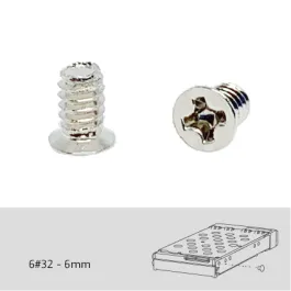Screw pack for 3.5" HDD intallation 96 pieces Flat head machine screw QNAP — view 2