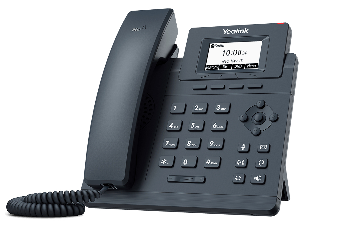 Yealink SIP-T30P IP Phone Dual Ethernet 132x64 LCD Screen PoE Yealink — view 2