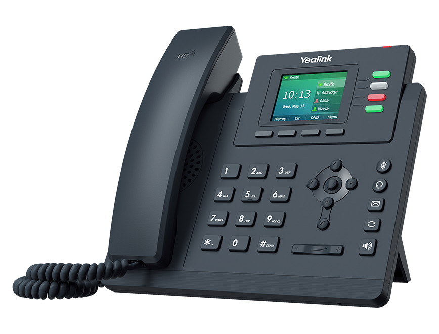 Yealink SIP-T33G IP Phone Dual Gigabit Ethernet 320 x 240 backlit Colour LCD PoE Yealink — view 2