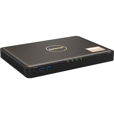 Quad-core 4-bay M.2 NVMe SSD NASbook QNAP — view 2