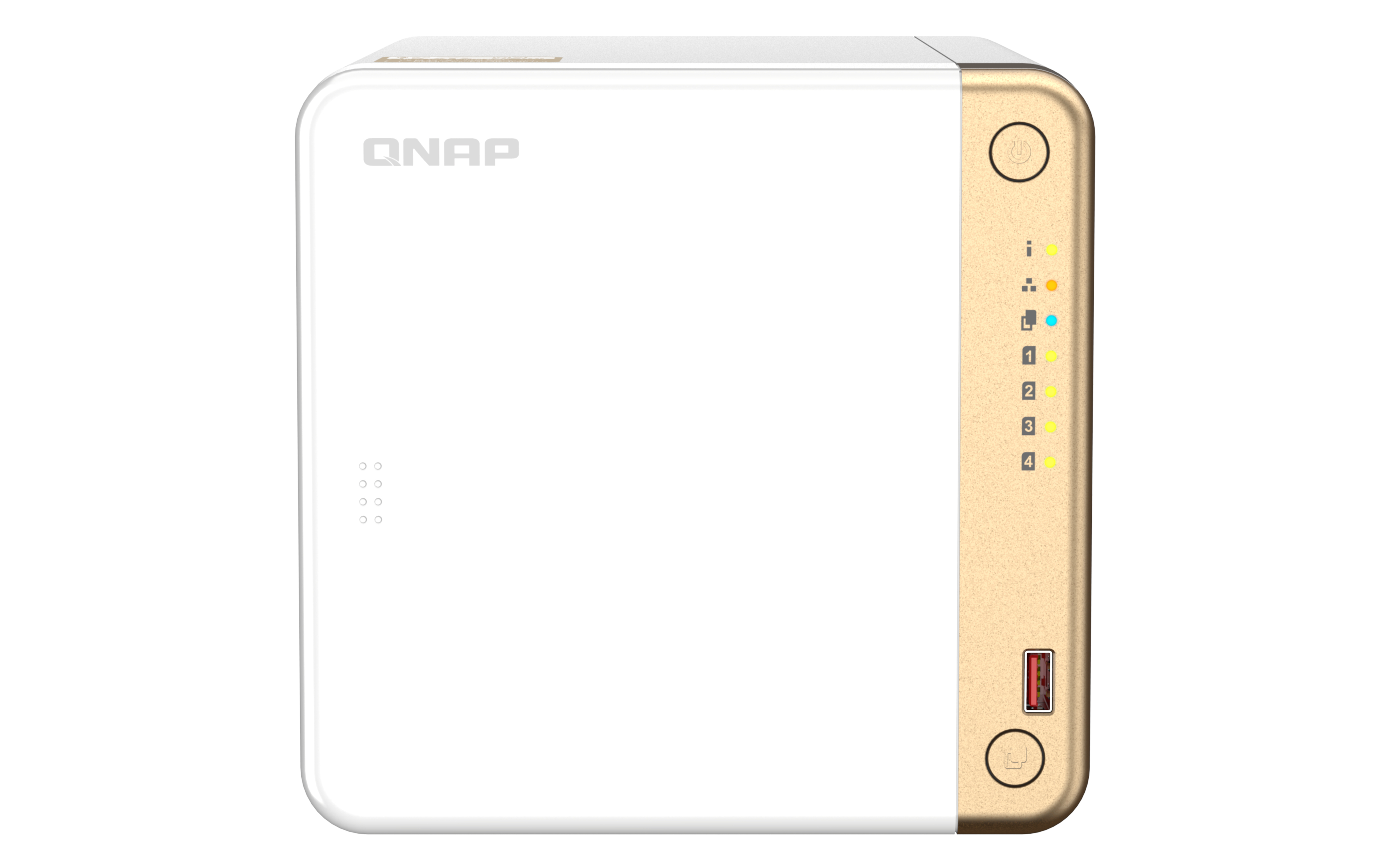 QNAP TS-462-4G 4-Bay desktop NAS Intel Celeron N4505 dual-core 4 GB DDR4 RAM QNAP — view 1