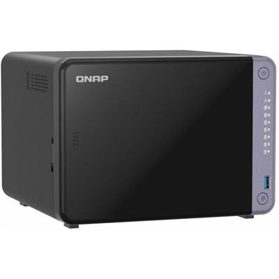 6-Bay NAS Quad Core 2GHz CPU 4GB RAM 2x 10GbE SFP+ 2x 2.5GbE QNAP — view 2