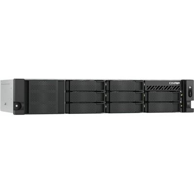 8-bay (short-depth) Rackmount NAS Intel 8C 2.8GHz CPU QNAP — view 2
