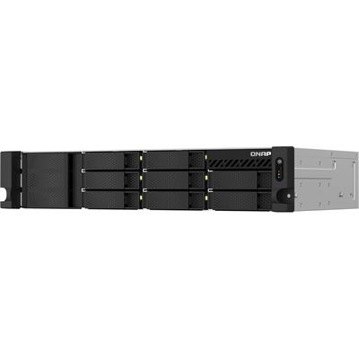 8-Bay short depth rackmount 2.5GbE NAS space-efficient design with PCIe expandability and HDMI output QNAP — view 2