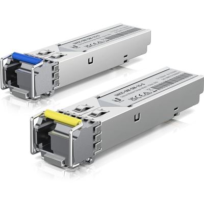 Pair of BiDi SFP Modules 3km 1.25Gbps SM 1310nm/1550nm Ubiquiti — view 2