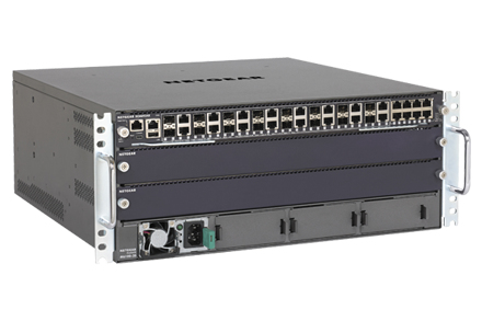 NETGEAR XCM8903SX-10000S M6100-24X3 Chassis Switch Starter Kit (XCM8903 APS1000W AFT603 XCM8924X) NETGEAR — view 2