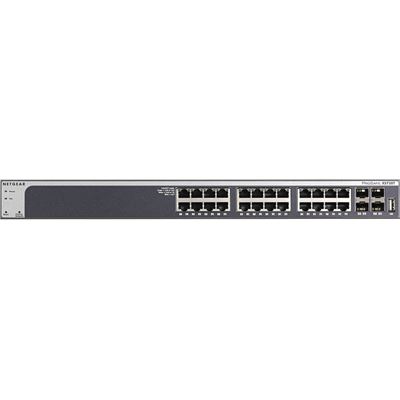 28-port 10GigE Managed Switch 24x 10GigE RJ45 Ports 4x SFP+ Ports NETGEAR — view 1
