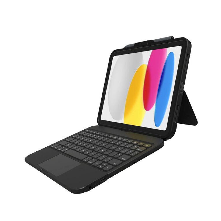 ZAGG Tough Keys Keyboard with trackpad USB-C Direct Connect for iPad A16 (2025), iPad 10th ZAGG — view 1