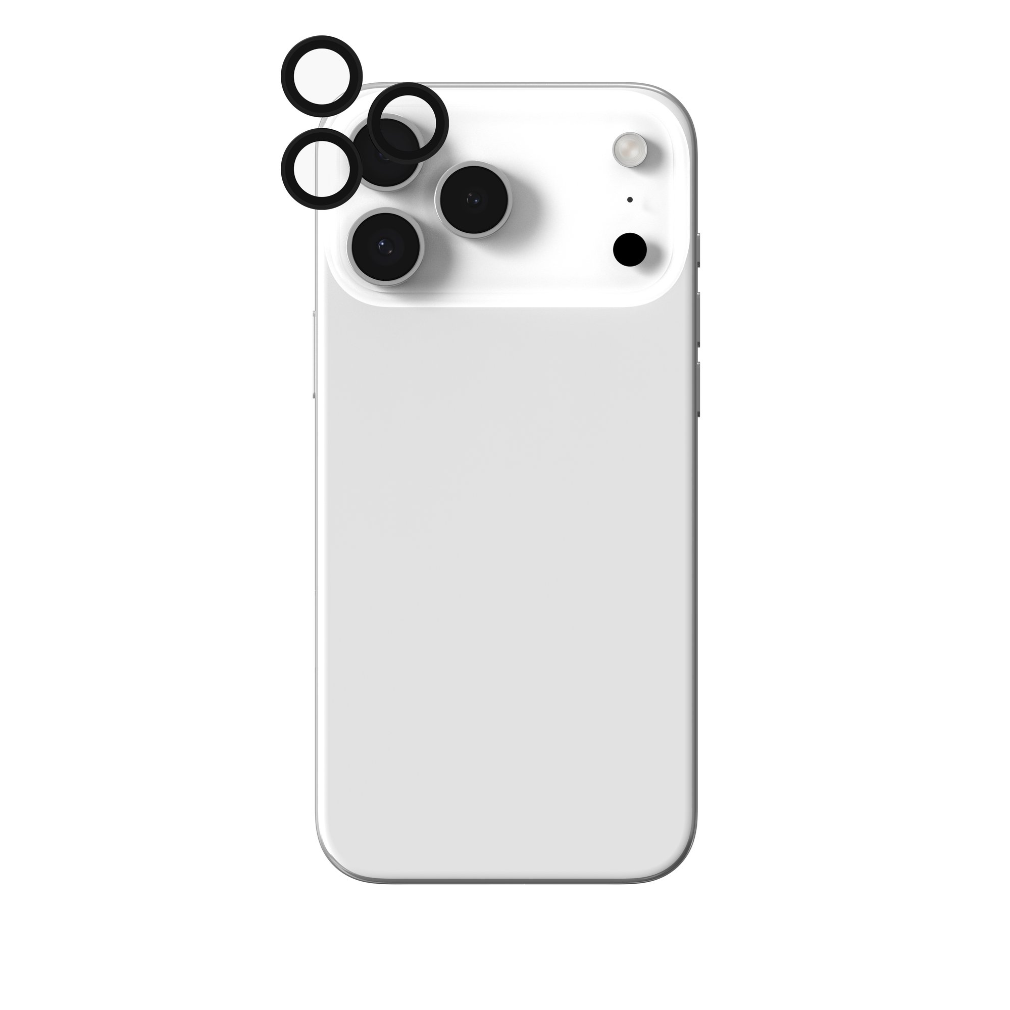ZAGG InvisibleShield Premium CameraRings Lens Protector, Black, Apple iPhone 17 Pro, iPhon ZAGG — view 2