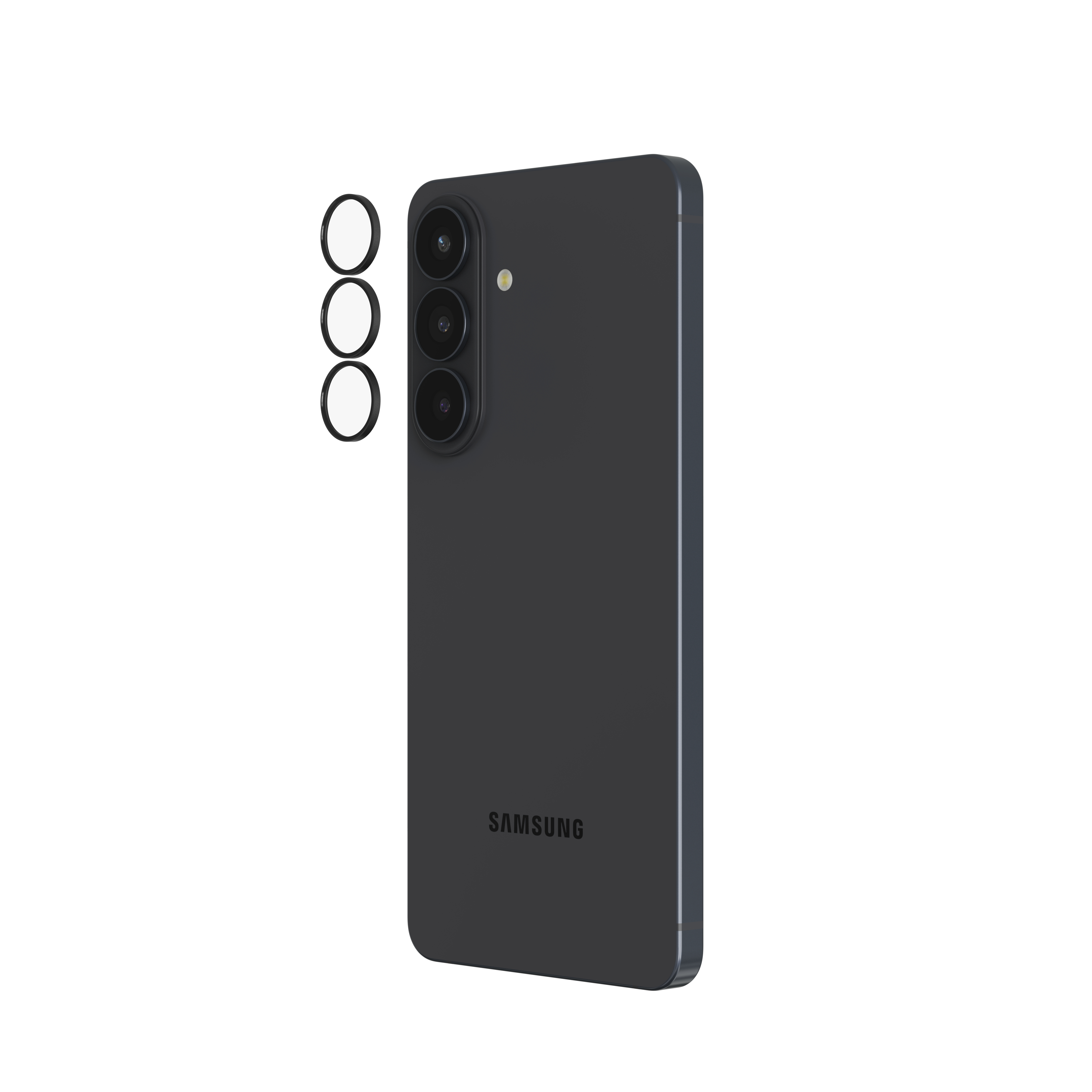 ZAGG InvisibleShield Premium CameraRings Lens Protector, Samsung Iguana, Black ZAGG — view 2