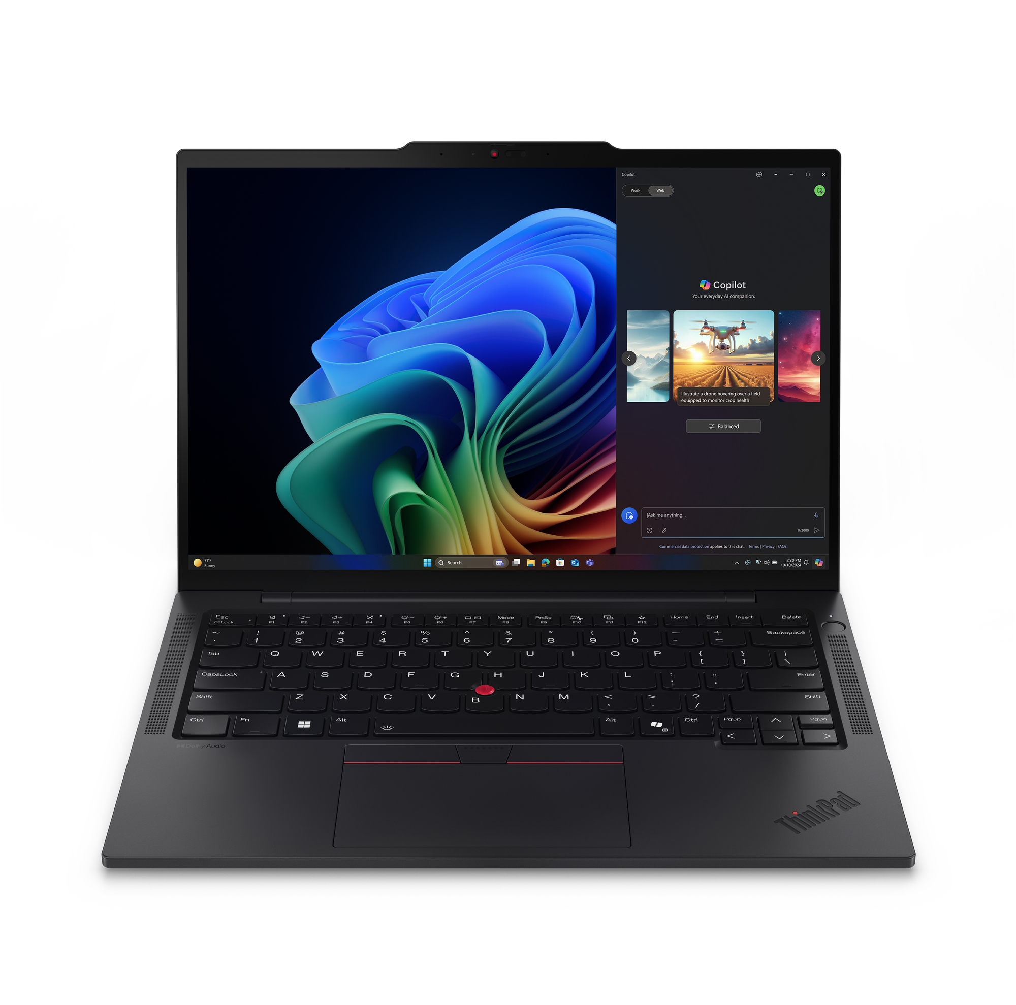 LENOVO T14S AMD G6, 14" WUXGA TOUCH, AI7 PRO 360, 32GB, 512GB, WIFI7, 5G, W11P, 3YP+CO LENOVO — view 2