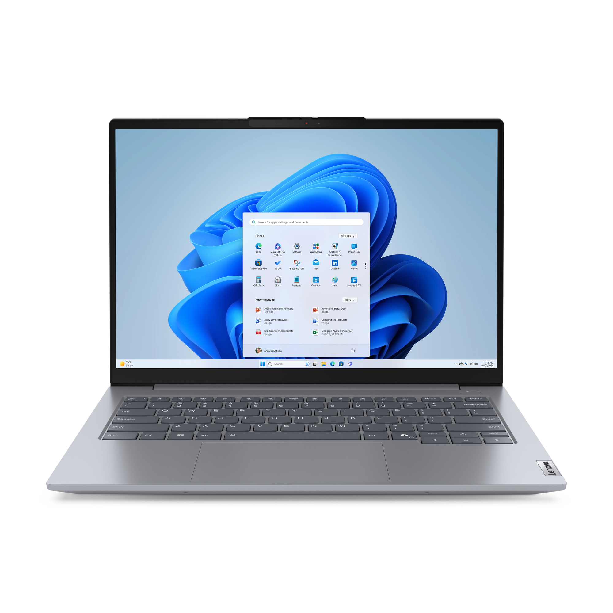 LENOVO THINKBOOK 14 G7 AMD, 14" WUXGA, R5-7535HS, 16GB(16) DDR5, 512GB, W11P, 1YO+CO LENOVO — view 2
