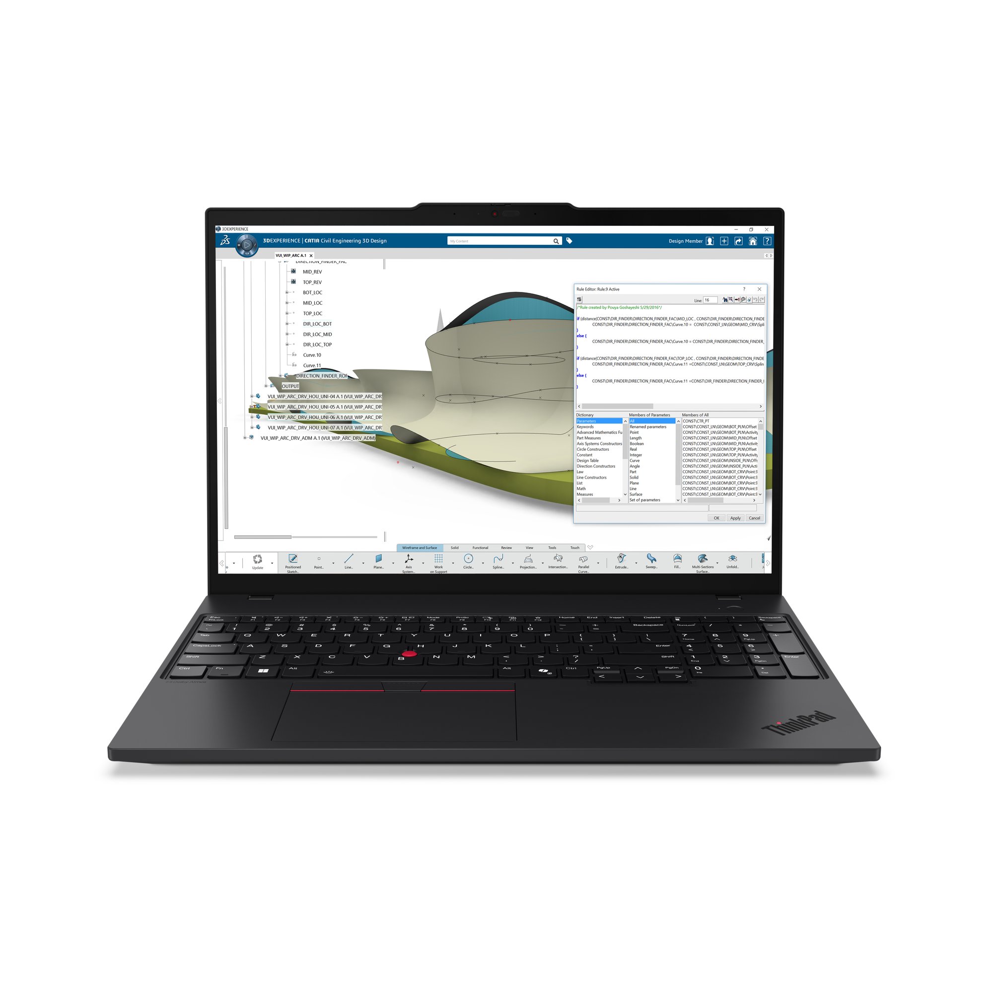 LENOVO P16S G4 AMD, 16" WUXGA TOUCH, AI7 PRO 350, 32GB, 1TB, WI-FI 7, W11P, 3YP+CO LENOVO — view 2