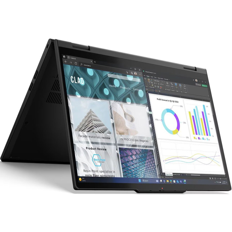 LENOVO T14S 2-IN-1 G1, 14" WUXGA TOUCH, U7-255H, 32GB, 512GB, WF7, 5G, PEN, W11P, 3YP+CO LENOVO — view 2