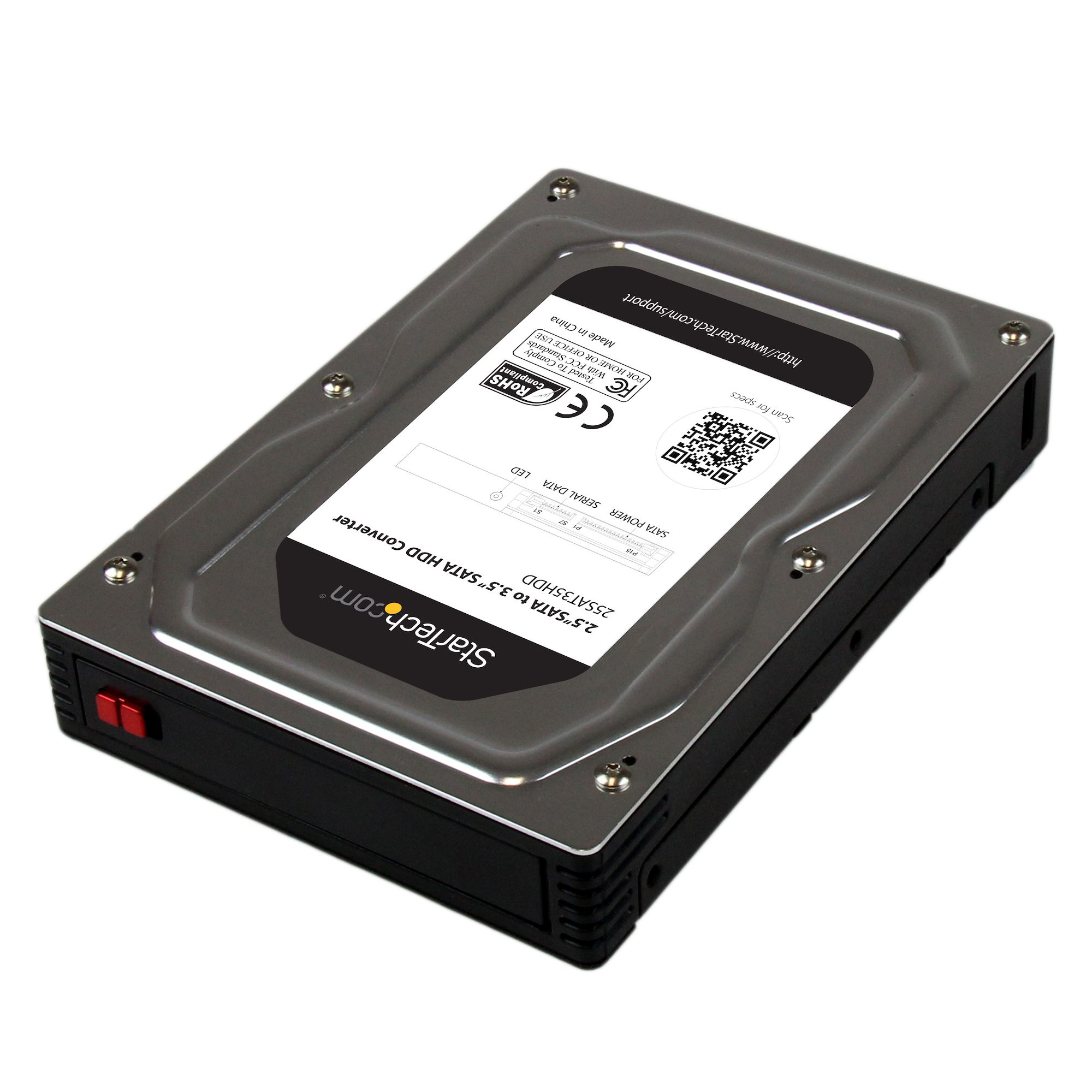 STARTECH.COM 2.5 TO 3.5 SATA HARD DRIVE ADAPTER ENCLOSURE WITH SSD / HDD 2 YR STARTECH — view 2