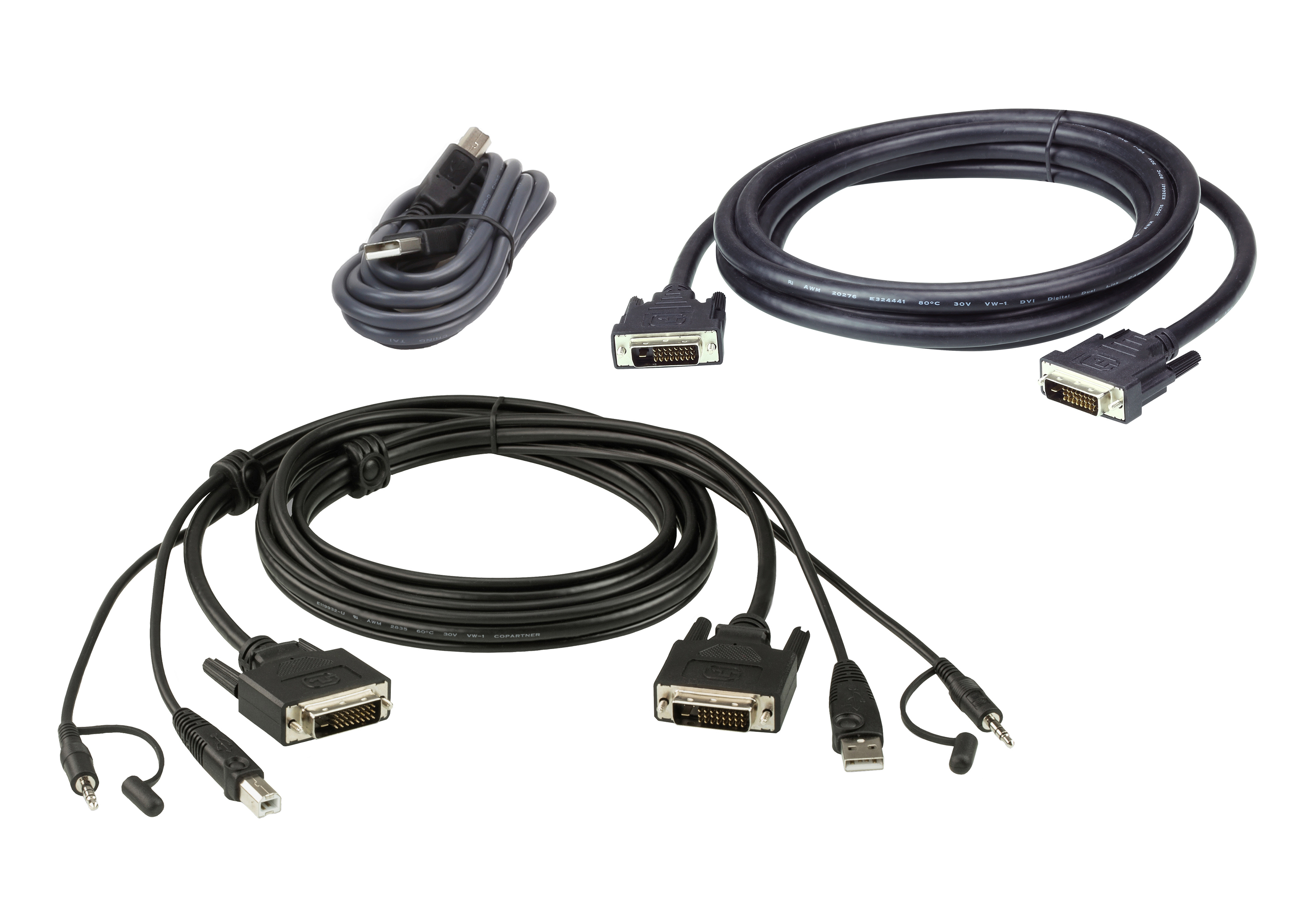 ATEN 1.8M USB DVI-D DUAL DISPLAY DUAL LINK SECURE KVM CABLE KIT ATEN — view 2