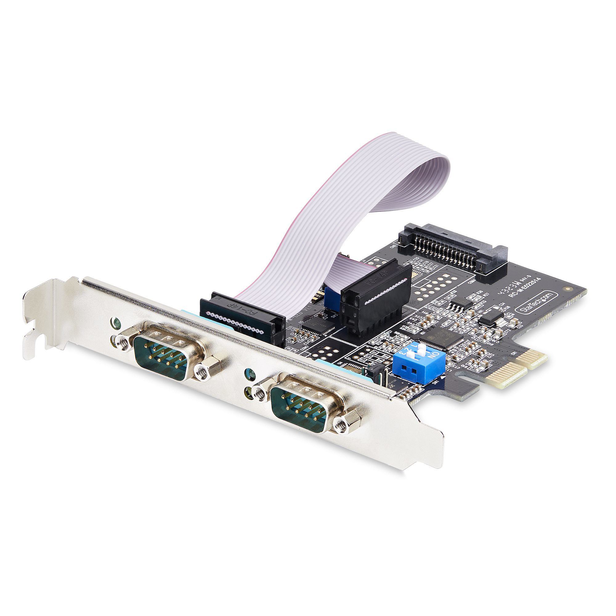 STARTECH.COM 2-PORT SERIAL PCIE CARD FOR RS232/RS422/RS485, 16C1050 UART, 2 YR STARTECH — view 2