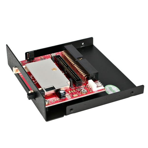 STARTECH.COM 3.5IN DRIVE BAY IDE TO SINGLE CF SSD ADAPTER CARD READER 2 YR STARTECH — view 2