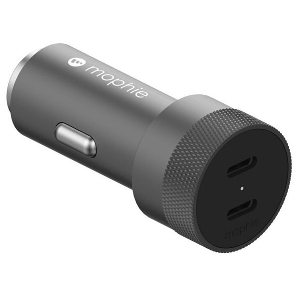 ZAGG Mophie ACC Car Charger Dual USB C 40W space - Grey ZAGG — view 2