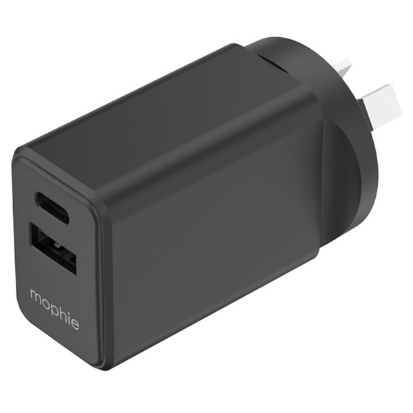 ZAGG Mophie Essential wall charger PD 30W 1A1C - Black ZAGG — view 2