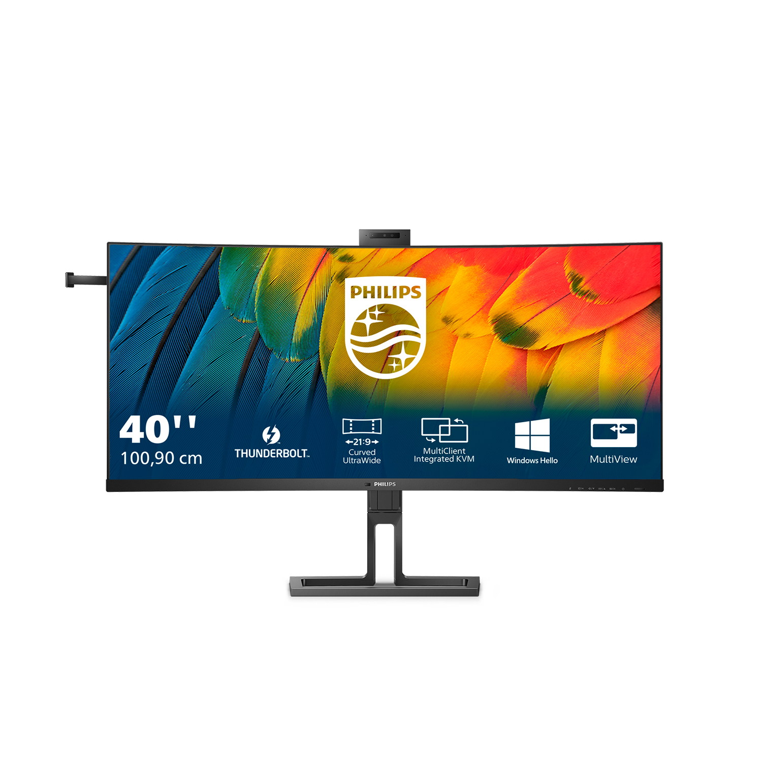 PHILIPS 40B1U6903CH/75 40" 21:9 5K2K IPS LED,HDMI,DP,TB,DOCK,RJ45,WEBCAM,SPKR,H/ADJ,4YR PHILIPS — view 2