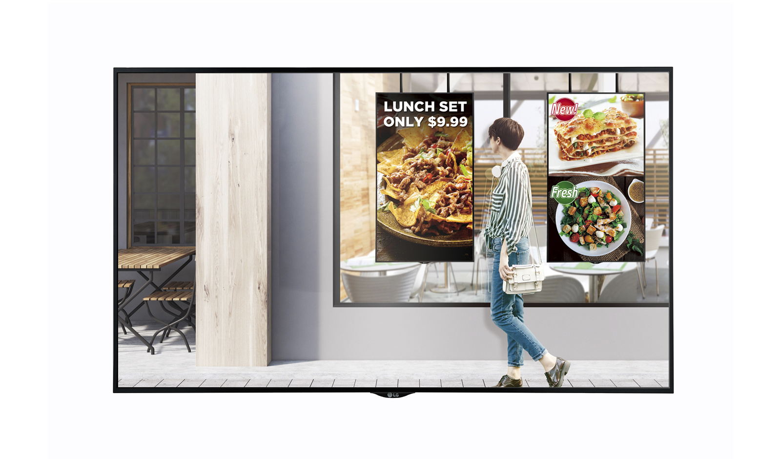 LG 49", FHD, 16:9, 2500NIT, DUAL ORIENTATION, FANLESS, WEBOS WINDOW FACING HIGHBRIGHT PANE LG — view 2