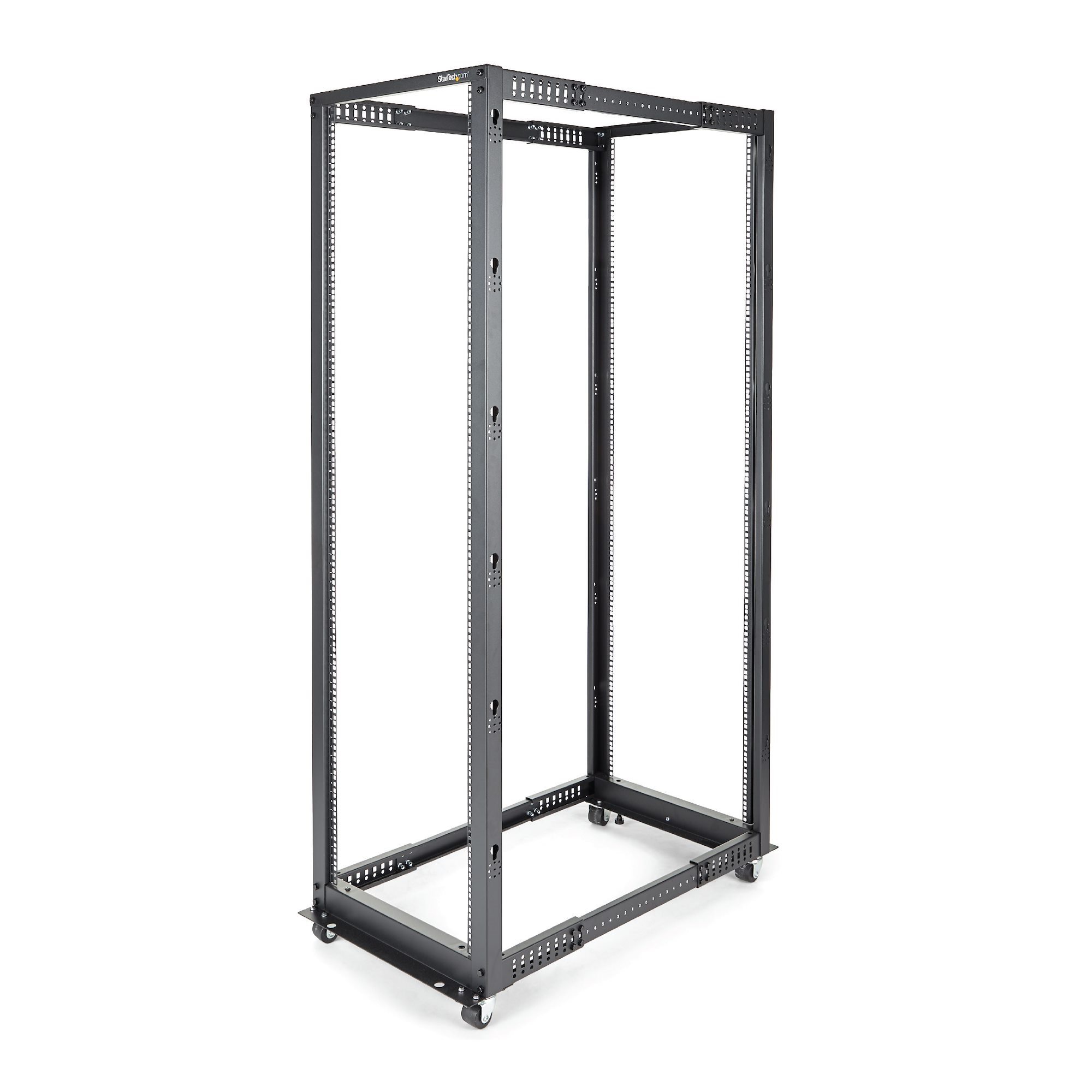 STARTECH.COM 19" 42U OPEN FRAME SERVER RACK MOBILE ADJUSTABLE DEPTH 22-40" 2 YR STARTECH — view 2