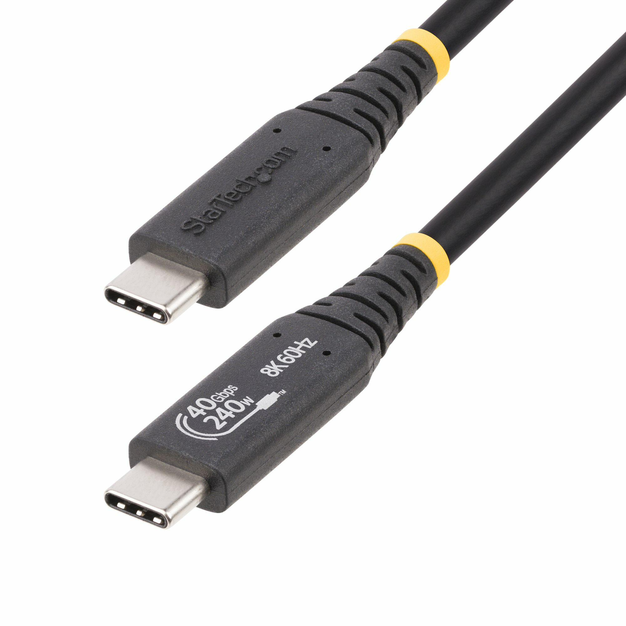 STARTECH.COM 50CM (1.6FT) USB4 CABLE, USB-IF CERTIFIED USB-C CORD 40GBPS, 2 YR STARTECH — view 2