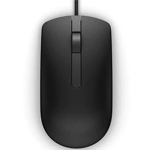 DELL USB OPTICAL MOUSE MS116 (BLACK) - RETAIL PACKAGING DELL — view 1