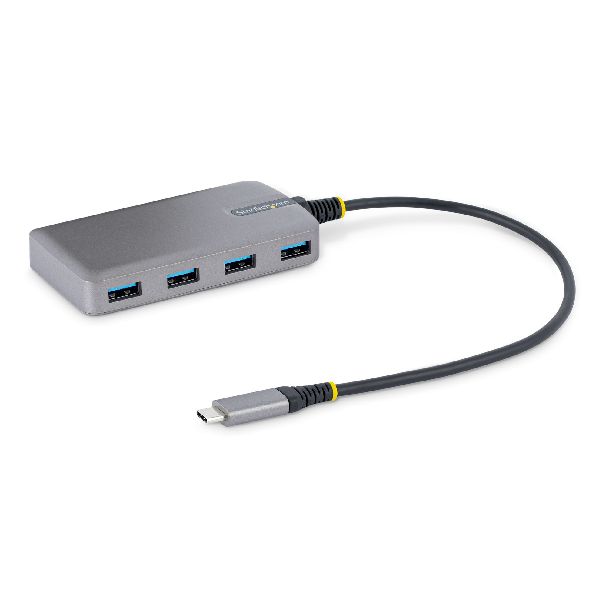 STARTECH.COM 4-PORT USB-C HUB, 5GBPS, BUS POWERED, PORTABLE USB TYPE-C HUB 2 YR STARTECH — view 2
