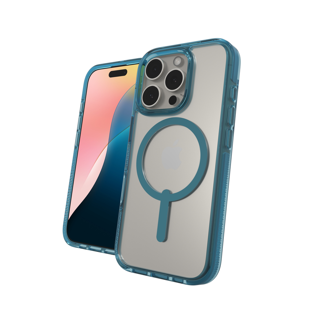 Zagg iPhone 16 Pro Santa Cruz Snap Case - Retro Blue ZAGG — view 2