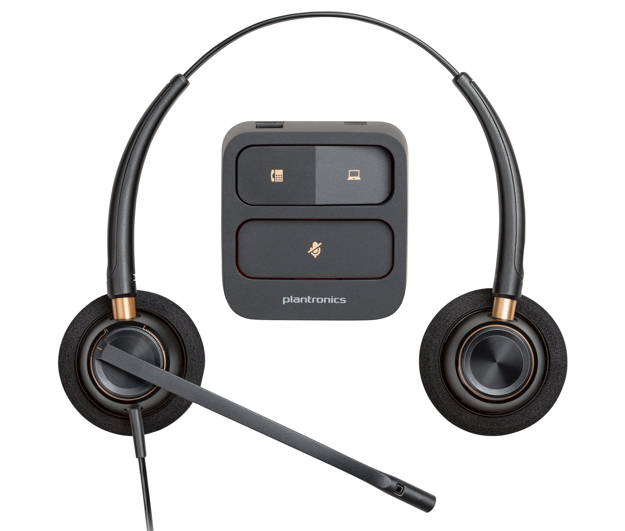 HP Poly EncorePro 520 Binaural Headset +Quick Disconnect HP — view 2
