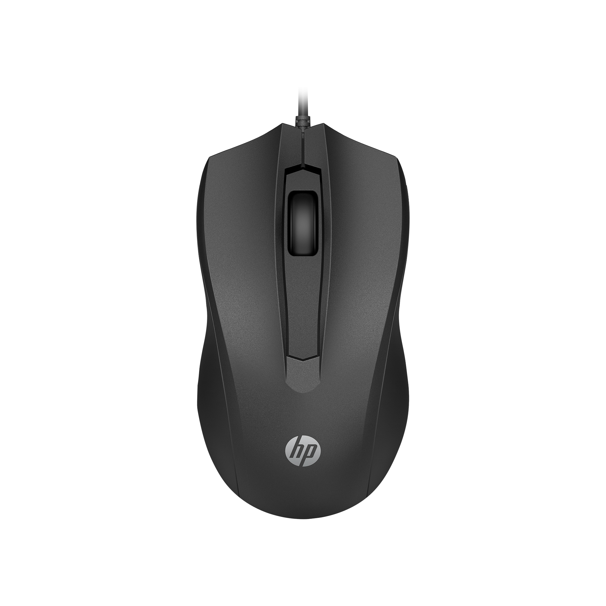 HP 105 Black Wired Mouse HP — view 2