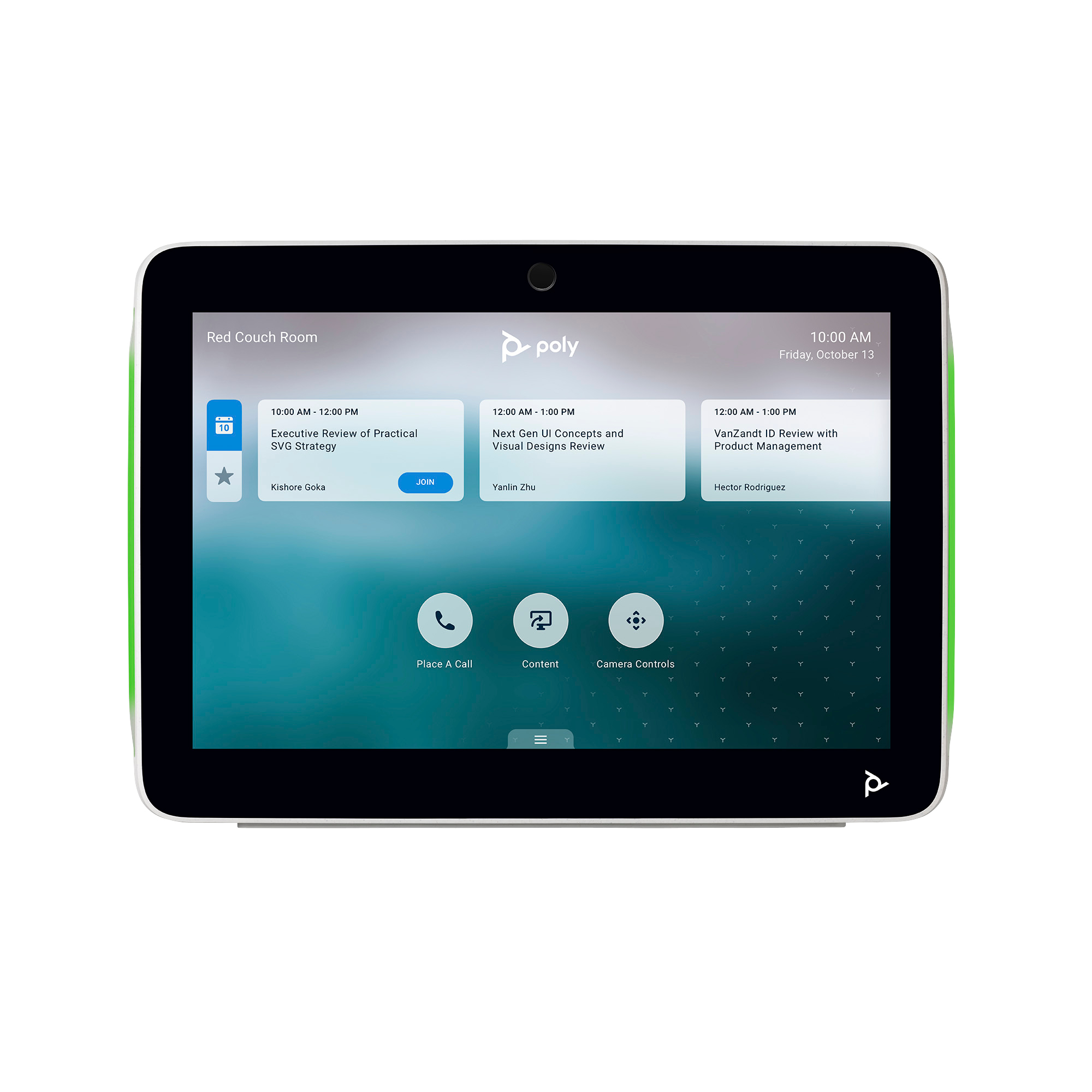 HP Poly TC10 Black Touch Controller HP — view 2