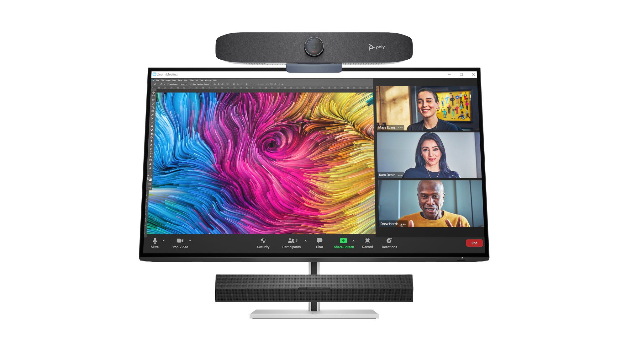 HP Series 7 Pro 732pk 31.5 inch 4K Thunderbolt 4 Monitor HP — view 2