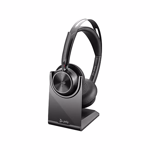 HP Poly Voyager Focus 2 Microsoft Teams Certified USB-C-C Headset +USB-C/A Adapter +Charging HP — view 2