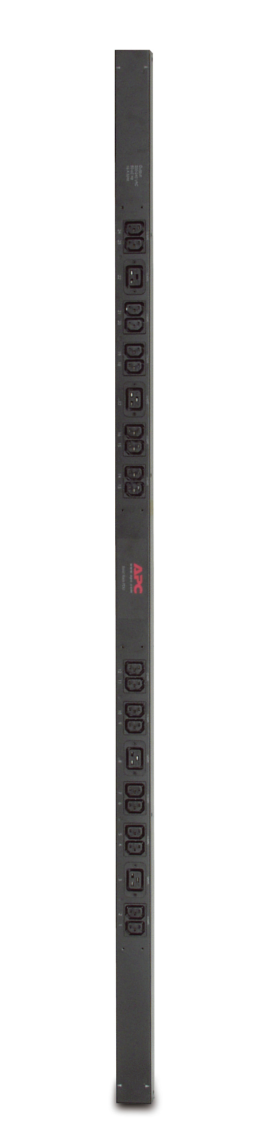 APC BASIC VERTICAL PDU, 230V, 16A, C13(20), C19(4), IEC-309, 2YR APC — view 2
