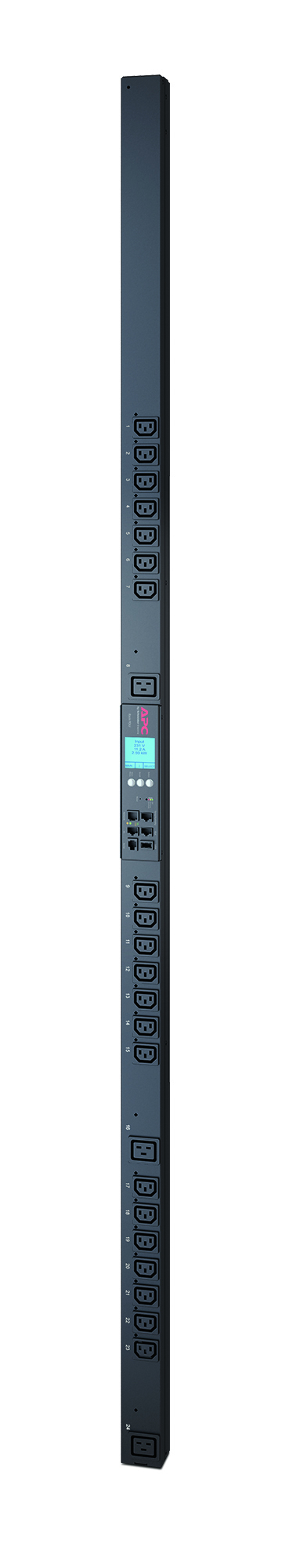 APC (AP8659) RACK PDU 2G, MTRD OUTLT W SWTCNG, ZEROU, 20A/208V, 16A/230V, (21)C13 & (3)C19 APC — view 2