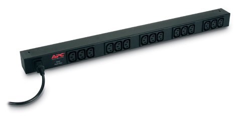 APC BASIC VERTICAL PDU, 240V, 10A, 2.3KW, C13(15), IEC-C20, 2YR APC — view 1