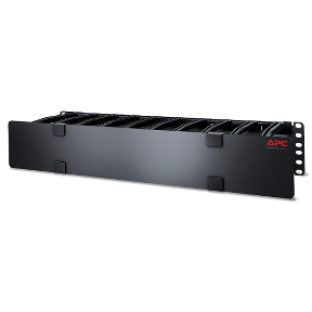 APC (AR8603A) 2U HORIZONTAL CABLE MANAGER, 6" FINGERS TOP, BOTTOM TIE DOWN APC — view 2