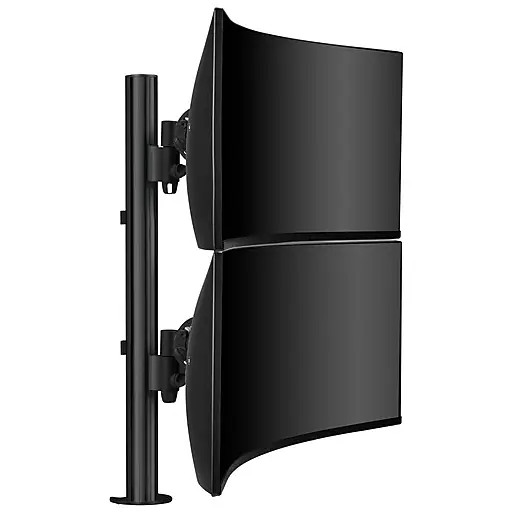 ATDEC DUAL VERT HD POST MOUNT H BLACK ATDEC — view 2