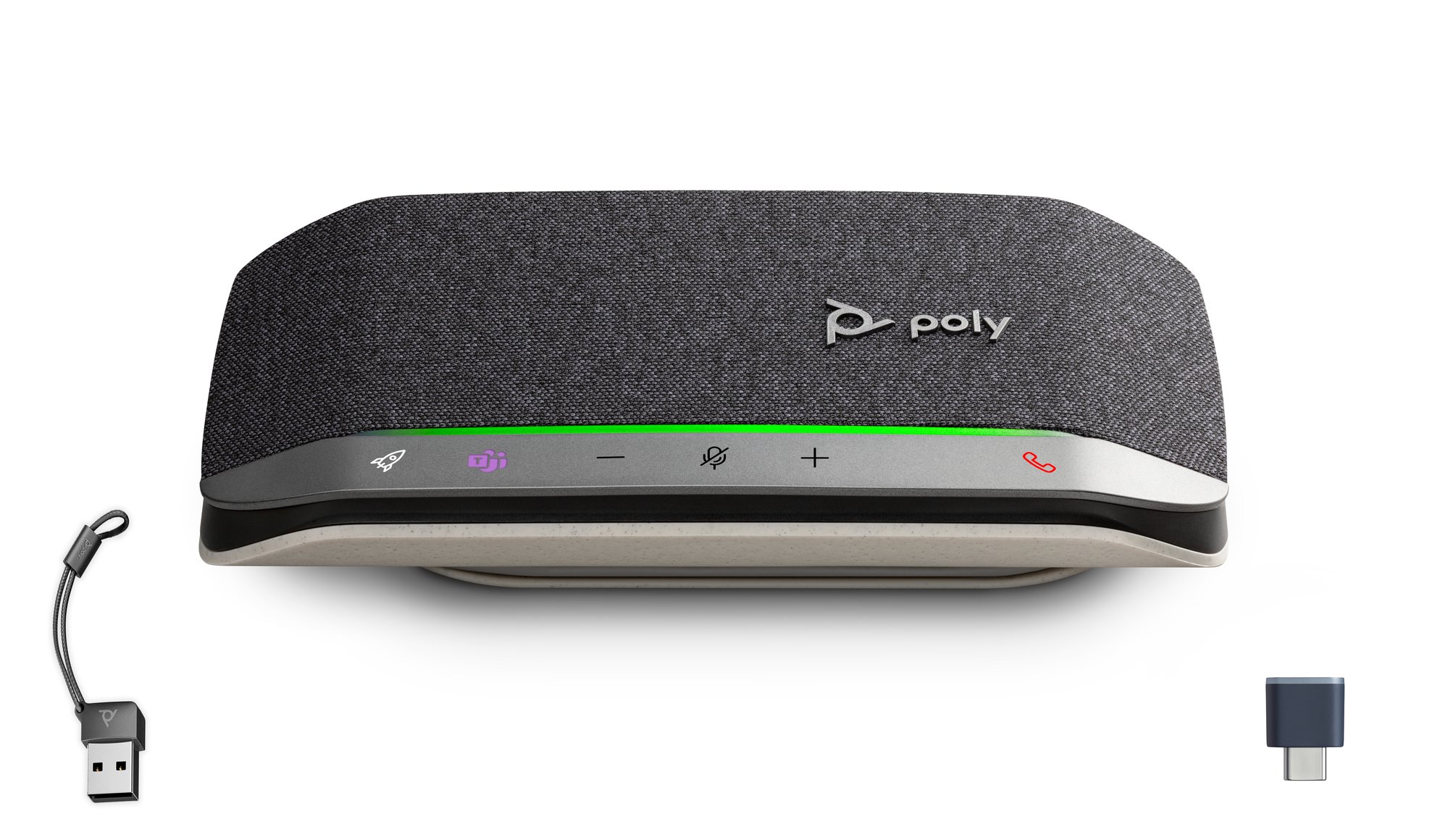 HP Poly Sync 20+ Microsoft Teams Certified Speakerphone USB-C/A Adapter HP — view 2