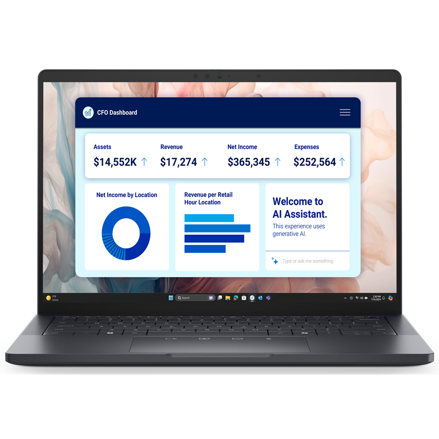 DELL PRO13 PREM NOTEBOOK, 13.3" FHD+ IR, U5-238V, 32GB, 512GB, WL, W11P(CP+), 3Y PRO DELL — view 2