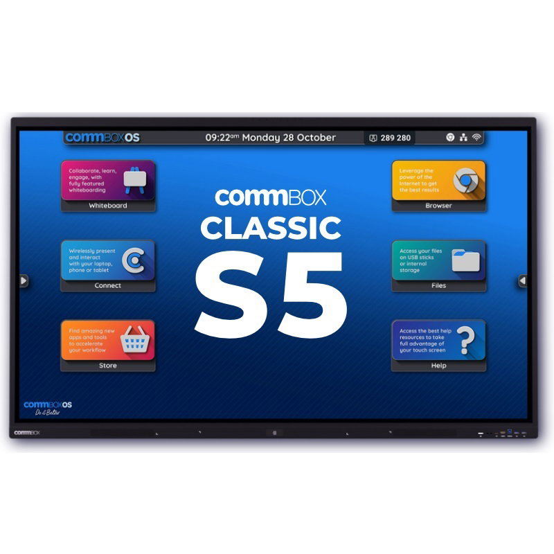 COMMBOX 75" 4K UHD INTERACTIVE CLASSIC DISPLAY (S5), 40-PT TOUCH, ANDROID COMMBOX — view 2