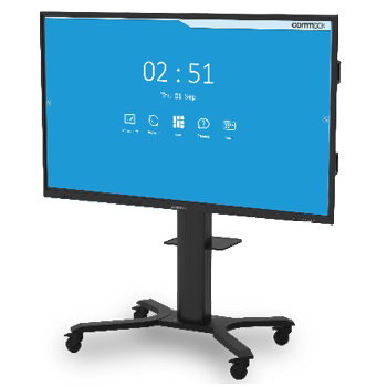 COMMBOX CADENCE MOTORISED STAND, W/ BUILT-IN REMOTE, & LAPTOP SHELF, FOR 55" TO 86" COMMBOX — view 2