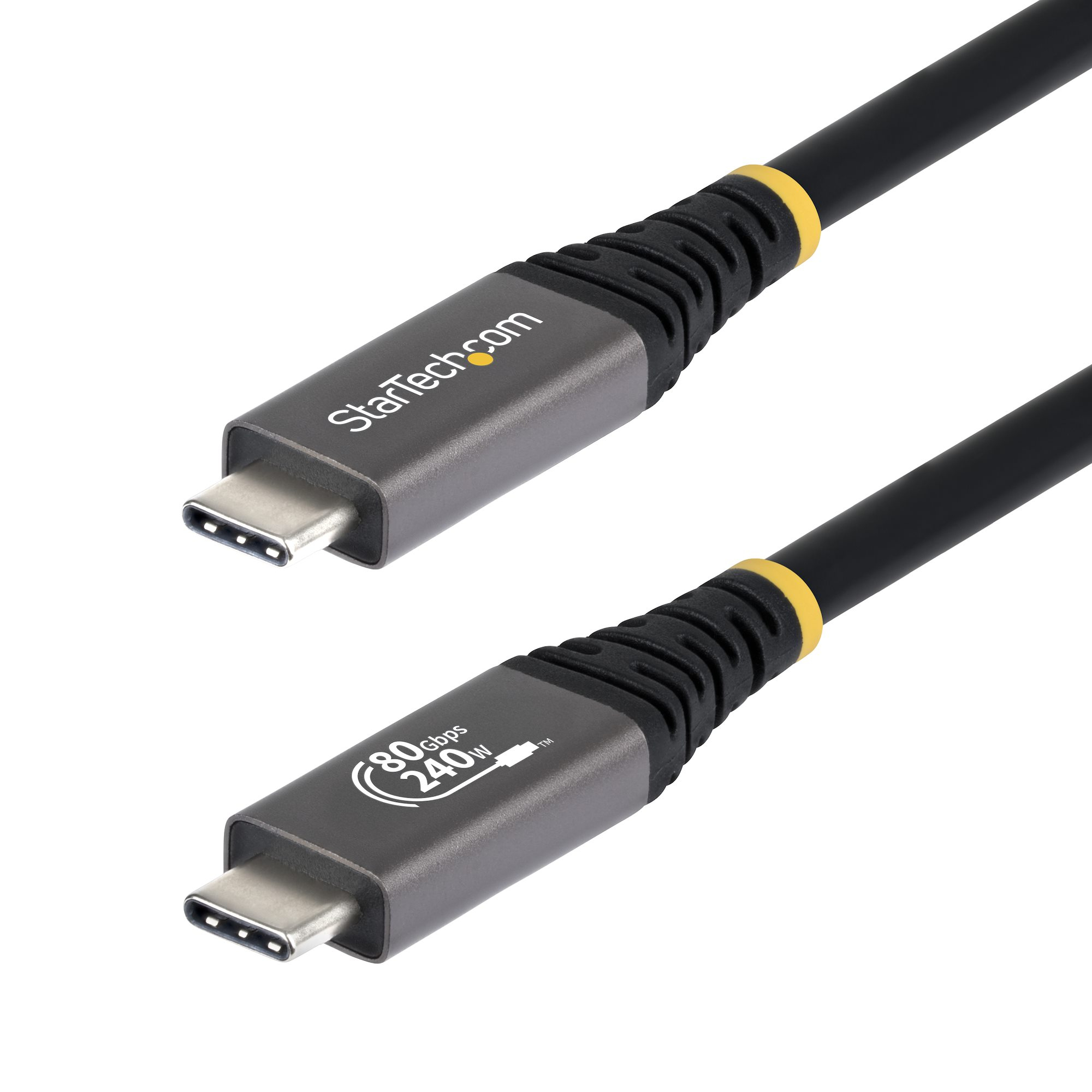 STARTECH.COM 50CM (1.6FT) USB4 CABLE, USB-IF CERTIFIED USB-C CORD, 80GBPS, LTW STARTECH — view 2