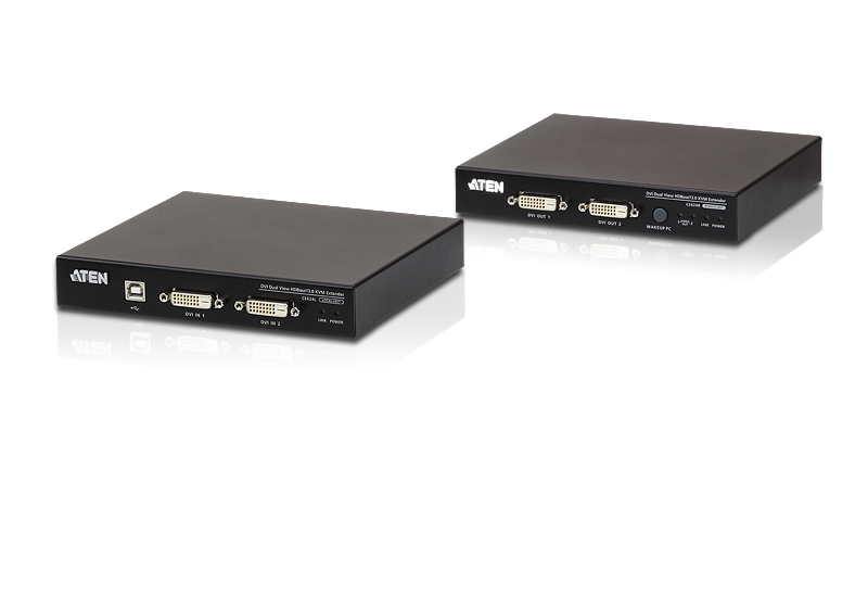 ATEN USB DVI DUAL VIEW HDBASET 2.0 KVM EXTENDER ATEN — view 2