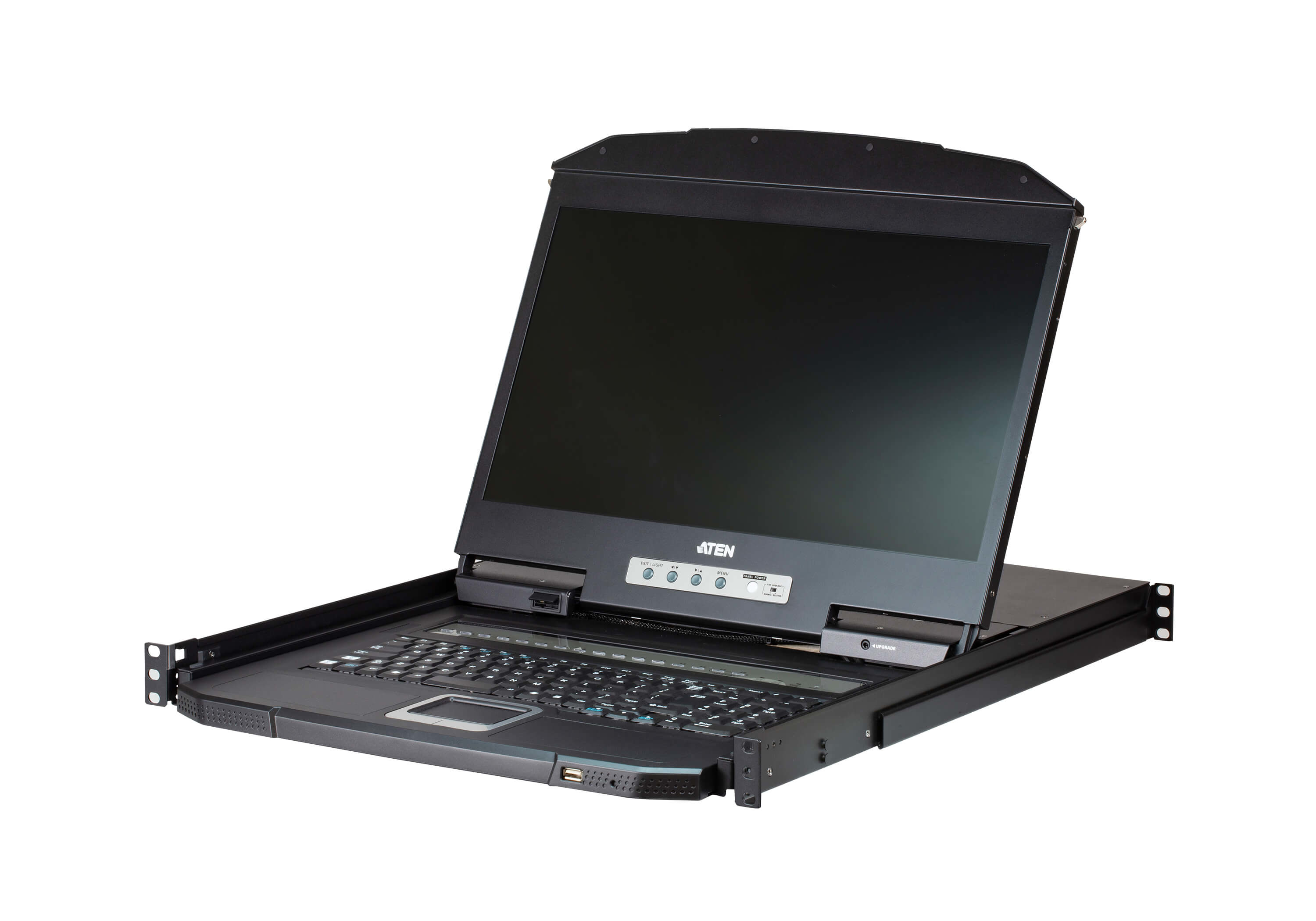 ATEN 18.5" SHORT DEPTH 16 PORT LCD KVM ATEN — view 2